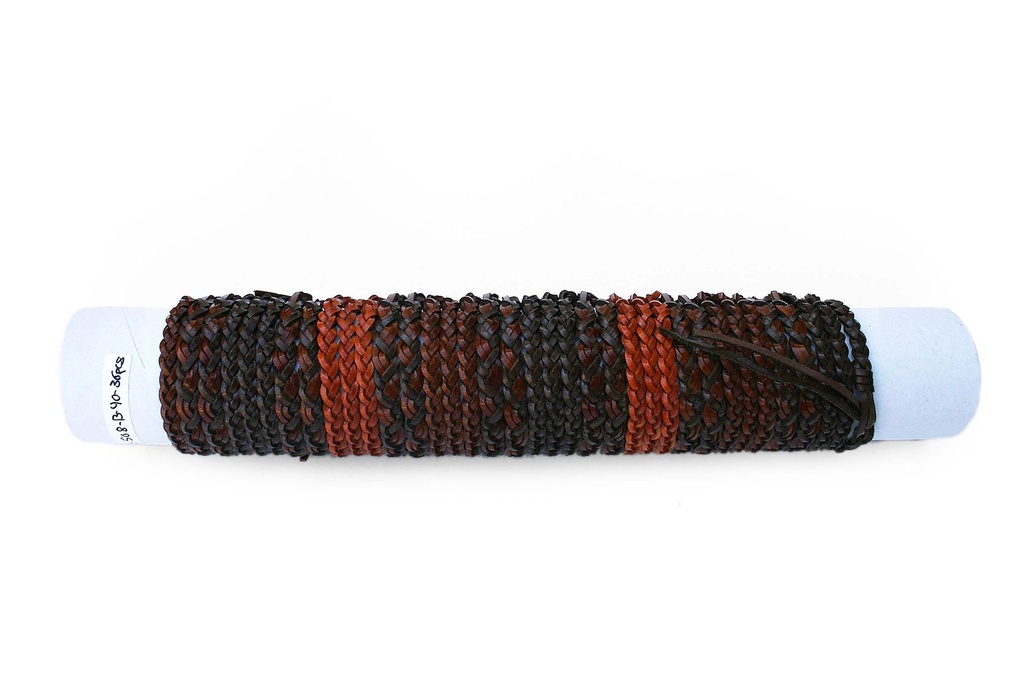 BRACCIALE CUOIO TRECCE 