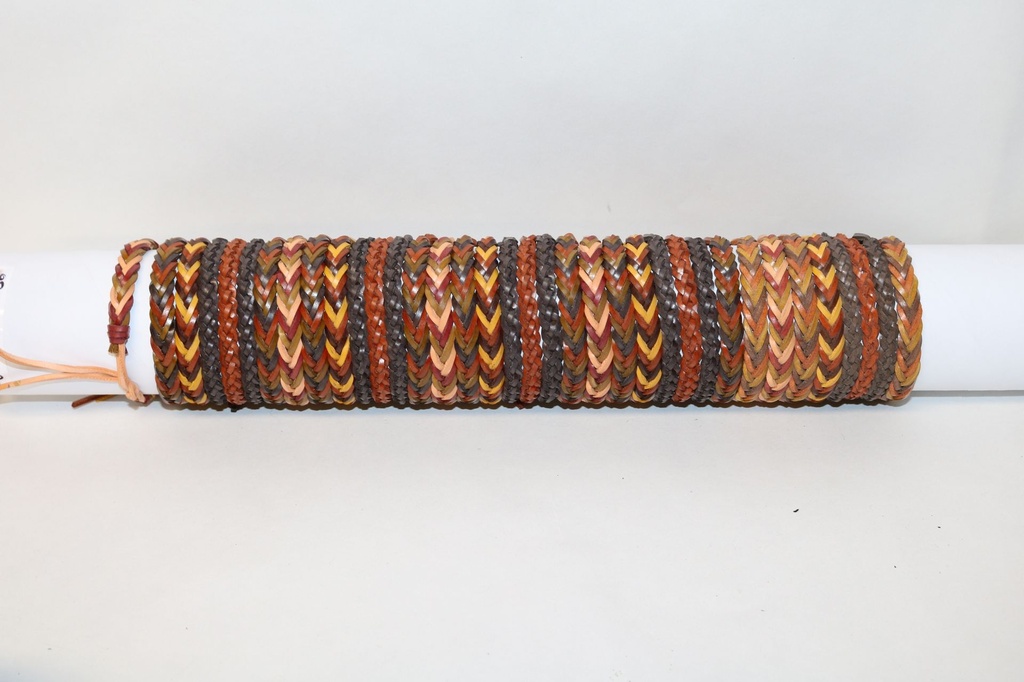 BRACCIALE CUOIO TRECCIA TONI MARR 