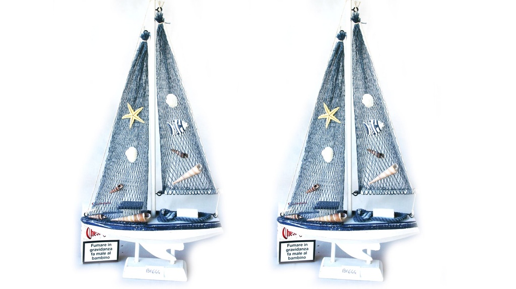 BARCA LEGNO CM 38 