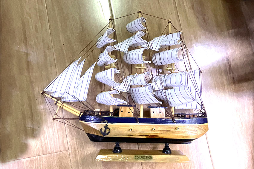 BARCA LEGNO CM 40 