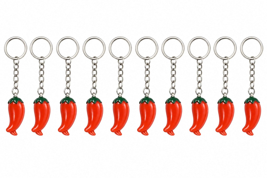 PORTACHIAVI PLASTICA DOPPIO PEPERONCINO 
