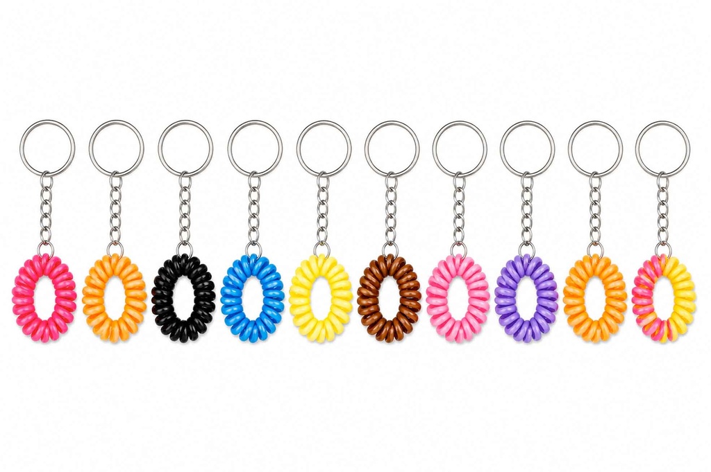 PORTACHIAVI PLASTICA SPIRALE 