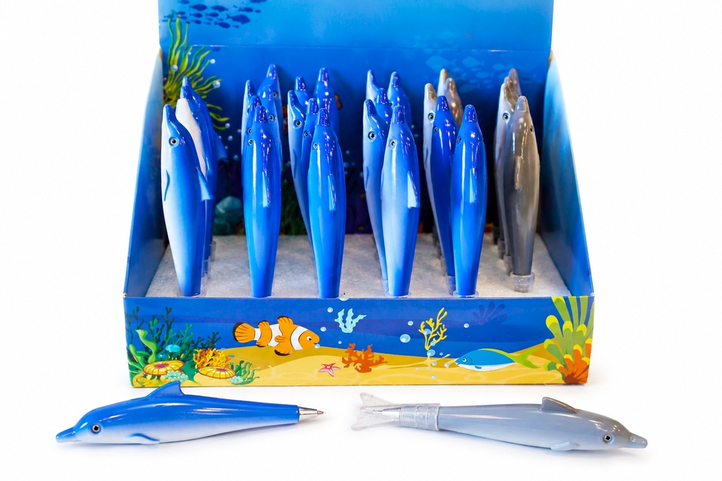 PENNA PLASTICA DELFINO (DISPL BOX 30 PCS) 