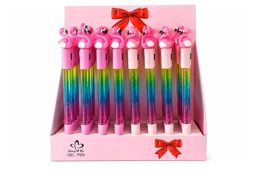 PENNA GOMMA FENICOTTERI C/LUCE 4 COL 