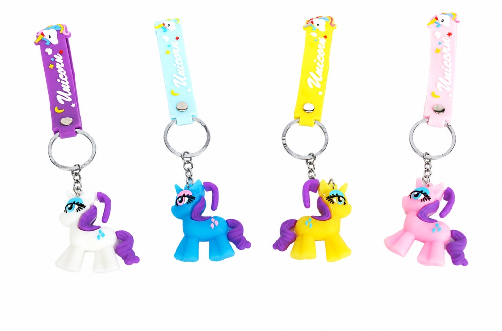 PORTACHIAVE GOMMA PONY COL ASS 