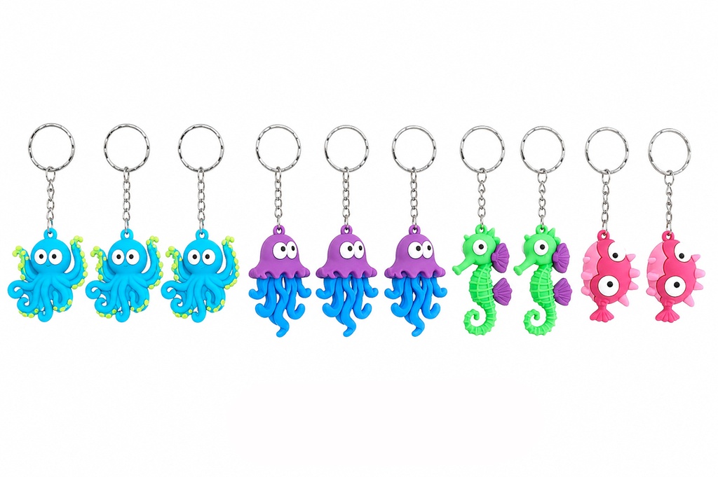 PORTACHIAVE PLASTICA CON 12 PZ 