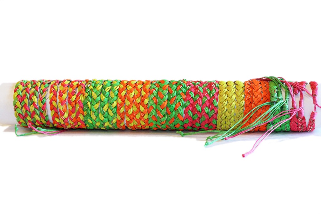 BRACCIALE TRECCE ECOPELLE COL.ASS. 