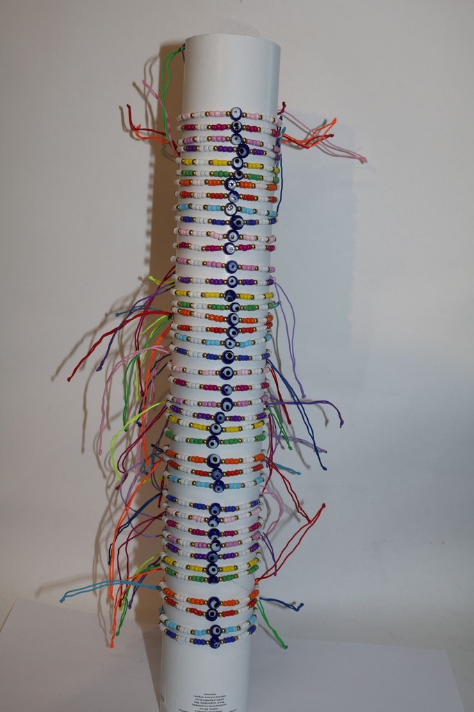 BRACCIALE TUBO PERLINE 