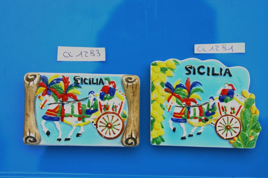 MAGNETE SICILIA CARRETTINO LIMONI 