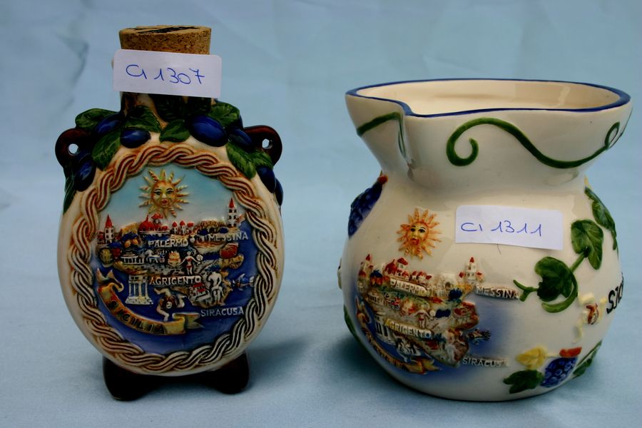 BORRACCIA CERAMICA SICILIA 