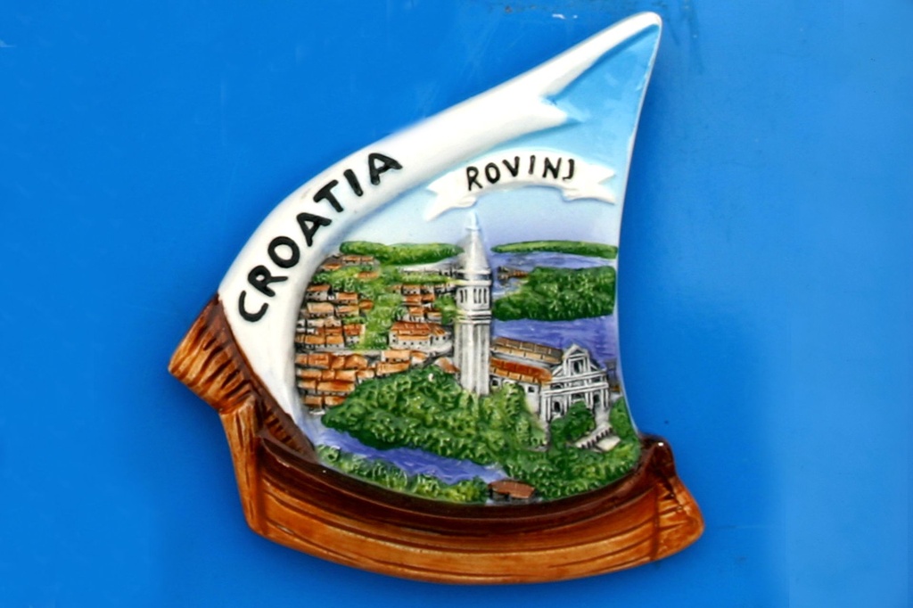 MAGNETE CER. BARCA CROATIA ROVINJ 