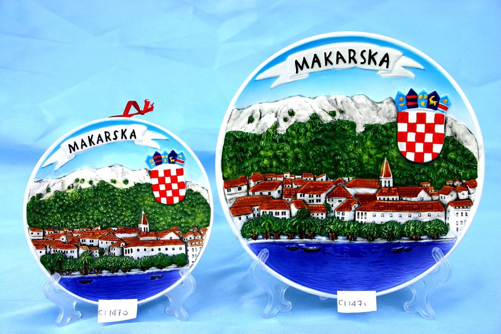 PIATTO CER. CM 18 MAKARSKA 