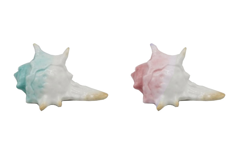CONCHIGLIA CERAMICA 14.6*9.1*8 CM 2 COL ASS