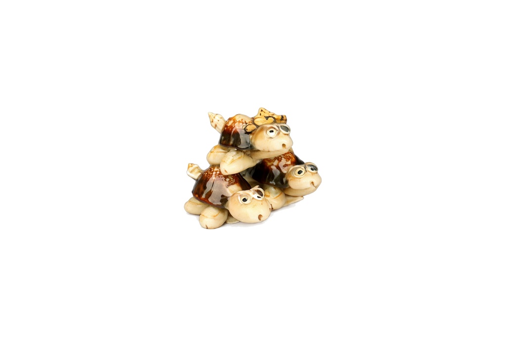 TARTARUGA PIRAMIDE 3 PZ. CM 5*6 