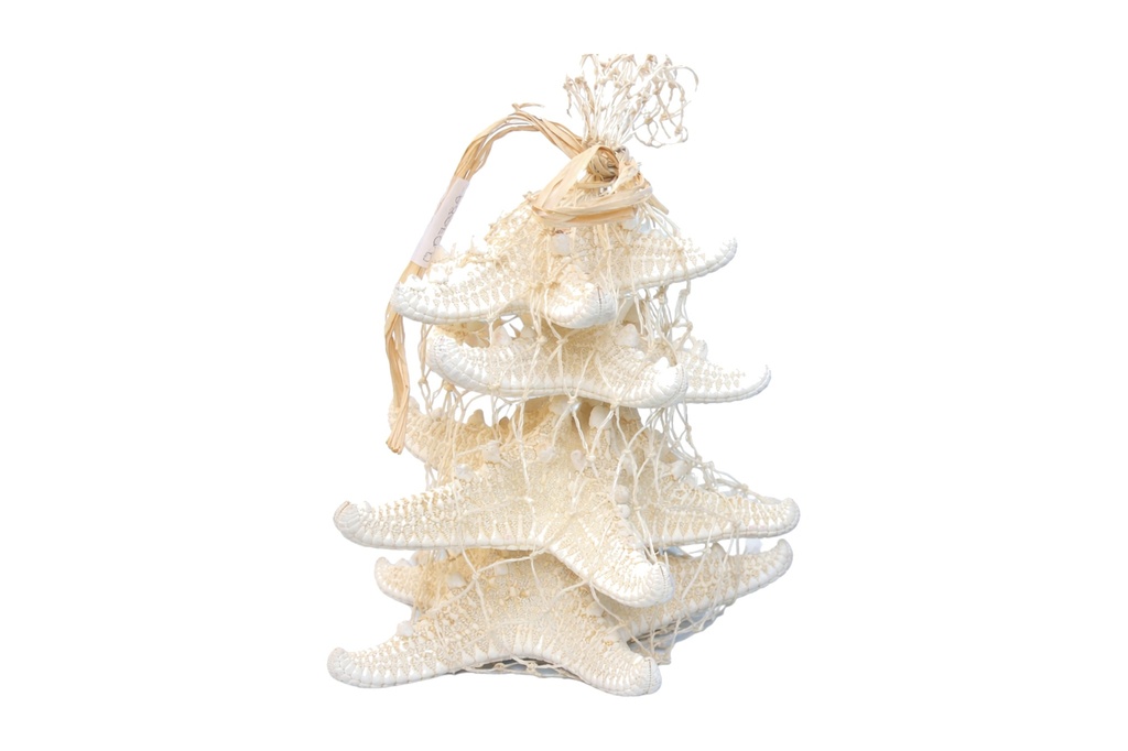 RETE c/STELLE MARINE 4"-6" BIANCHE H 25 cm 