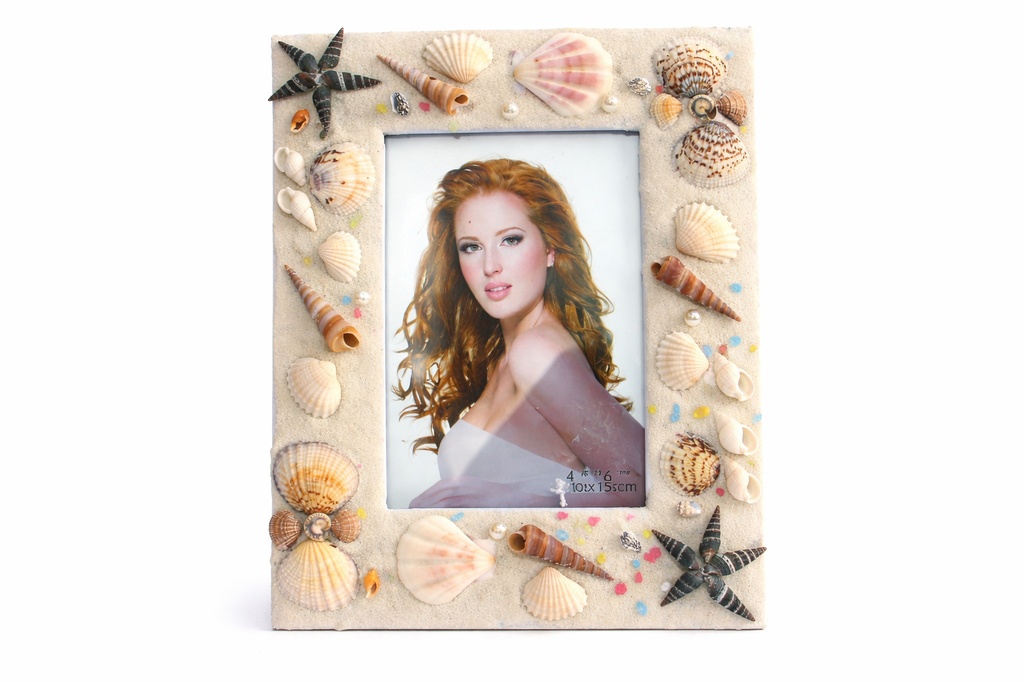 PORTAFOTO LEGNO SABBIA E CONCH 5 COL ASS 21*16CM 