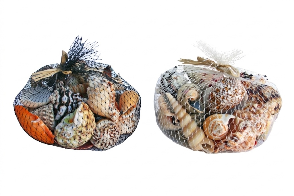 SACCHETTO CONCH NYLON 350GR 2 COL DIAM CM 12 