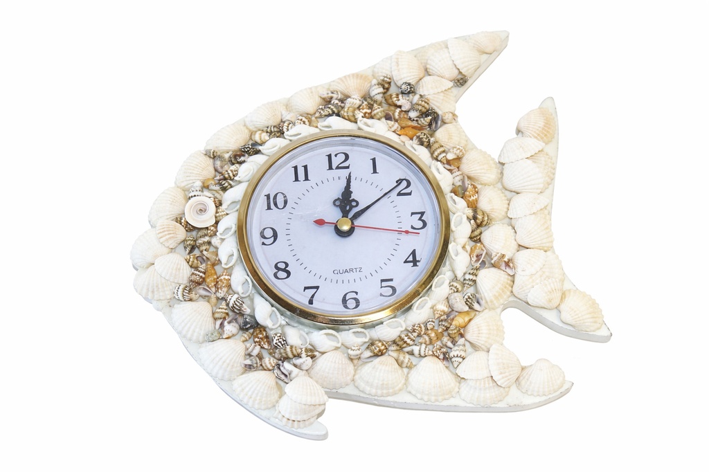 OROLOGIO CONCHIGLIE PESCE CM 20*19 