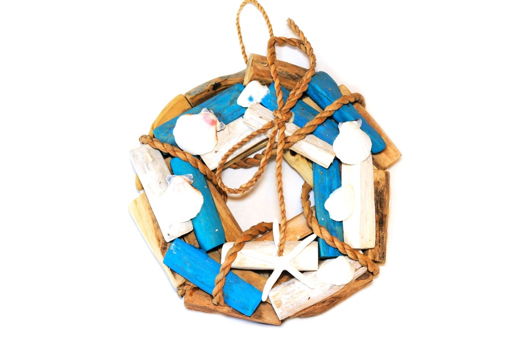 DECORAZ D'APP LEGNO/LEGN/CORDA E CONH 