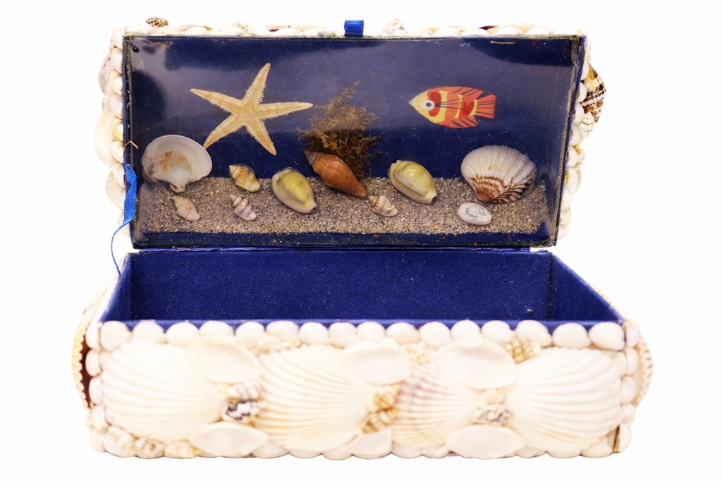 BAULETTO CONCH C/ACQUARIO GRA CM 15*12.5 