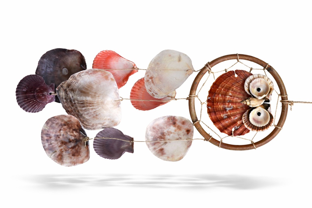 SCACCIAP. DREAMCATCHER C/CIVETTA E PLACUNA CM35*18 