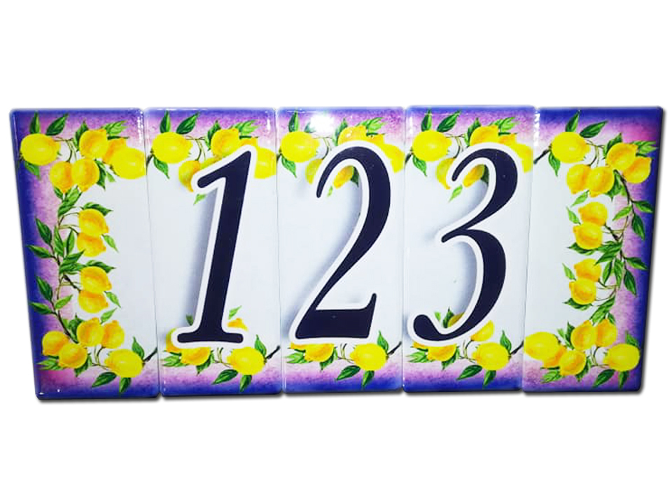 MAGNETE CERAMICA RETT NUMERO CIVICO DA PERS 