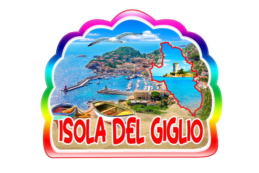 MAGNETE EVA NUVOLA ISOLA GIGLIO 
