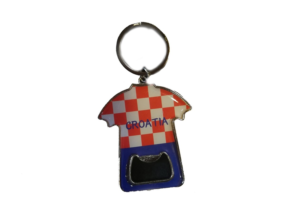 PORTACHIAVE METALLO APRIBOTTIGLIA CROATIA MAGLIETT 