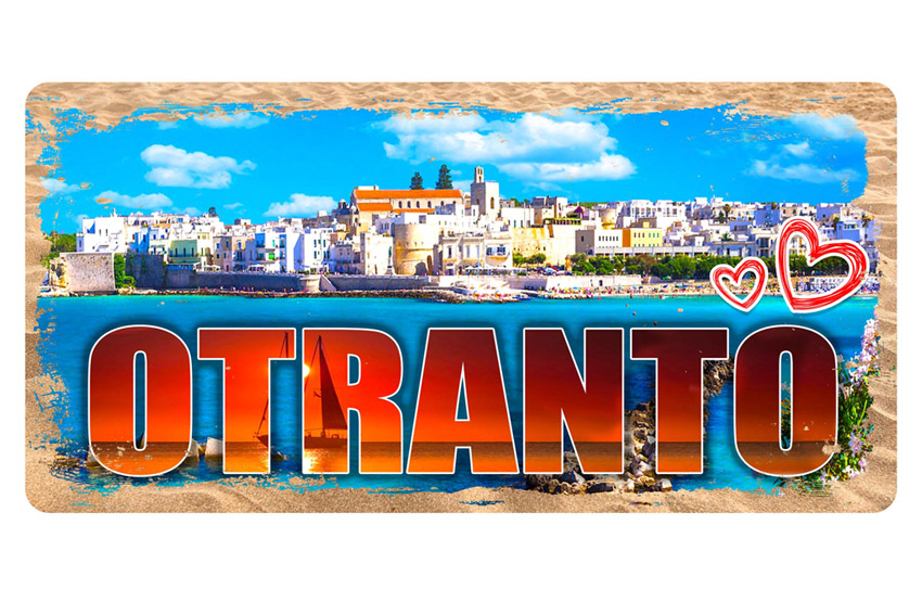 TARGA METALLO 30*15 OTRANTO 