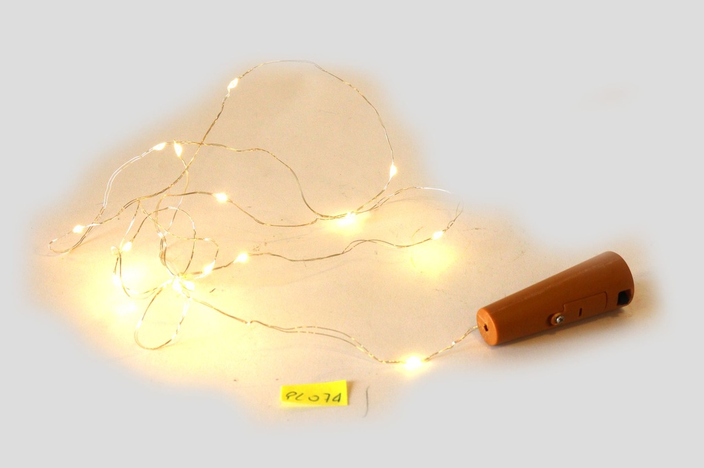 CORDINA C/20 LUCI LED E INTERRUTTORE TAPPO MT 1.5 