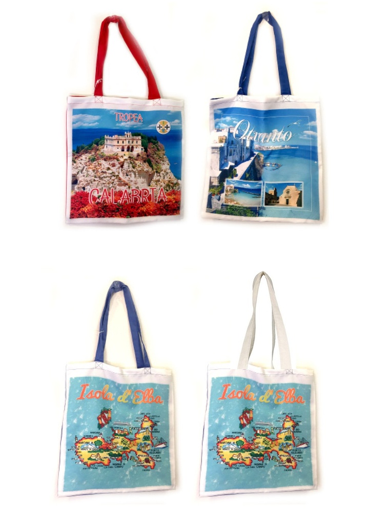BORSA STOFFA DA PERS. RETRO C/CORALLO 