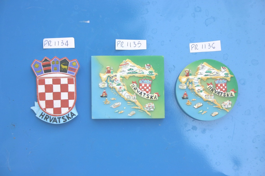 MAGNETE RESINA CROATIA RETTANG. MAPPA 