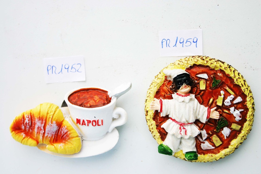 MAGNETE RESINA PIZZA PULCINELLA 