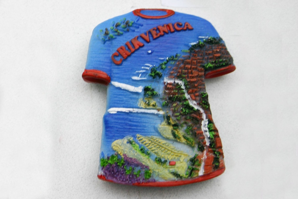 MAGNETE RESINA T-SHIRT CRIKVENICA 