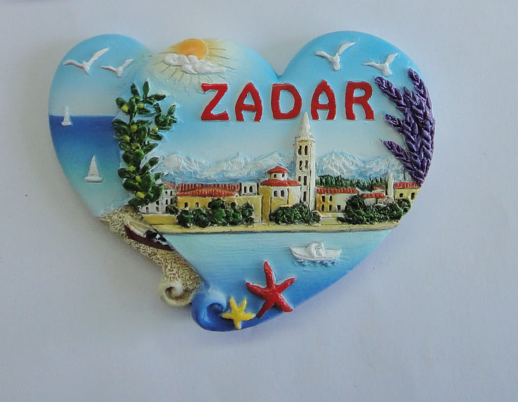 MAGNETE RESINA DOPPIOCUORE ZADAR 