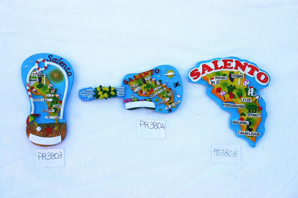 MAGNETE RESINA CIABATTA MAPPA SALENTO 