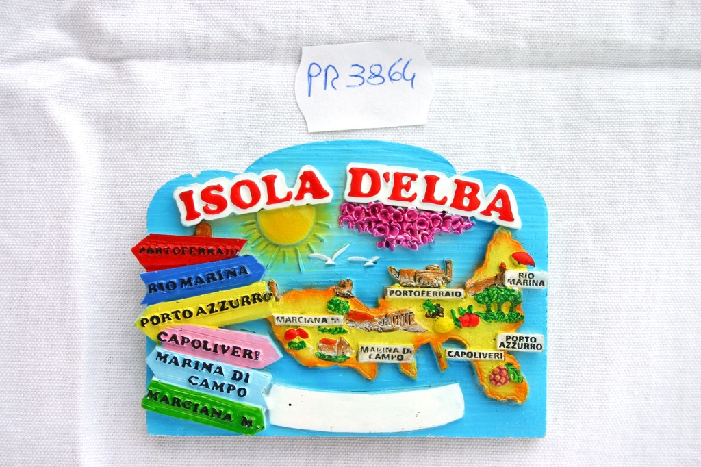 MAGNETE RESINA SEGNALI ISOLA D'ELBA 