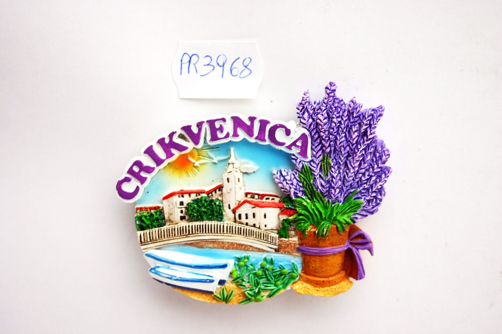 MAGNETE RESINA OVALE LAVANDA CRIKVENICA 