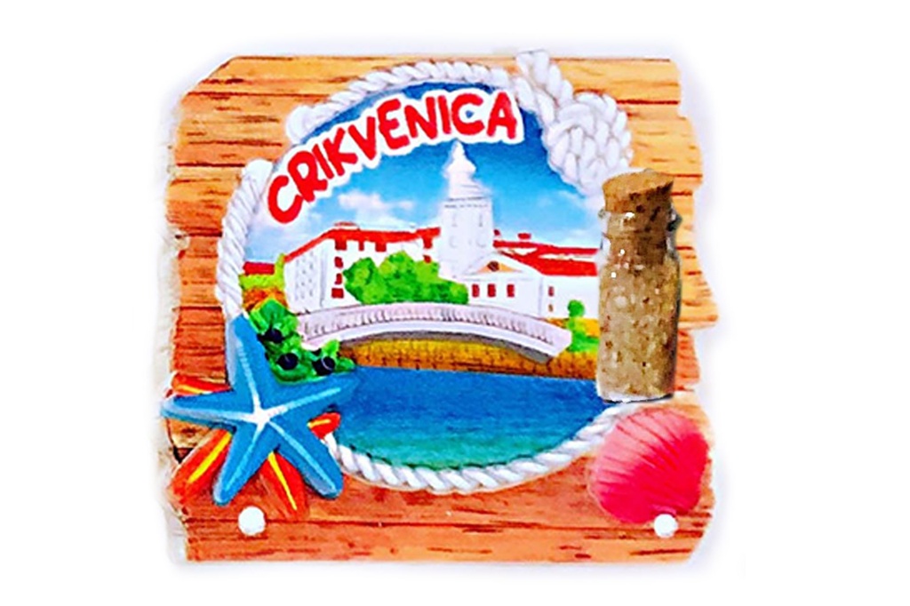 MAGNETE TAVOLETTA CON BOTT CRIKVENICA 