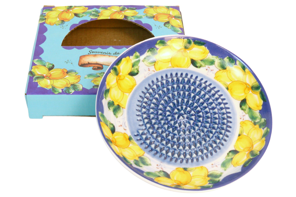 PIATTINO DECORO CERAMICA LIMONI