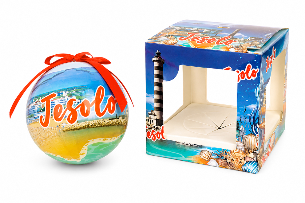 PALLINA DI NATALE IN PLASTICA JESOLO