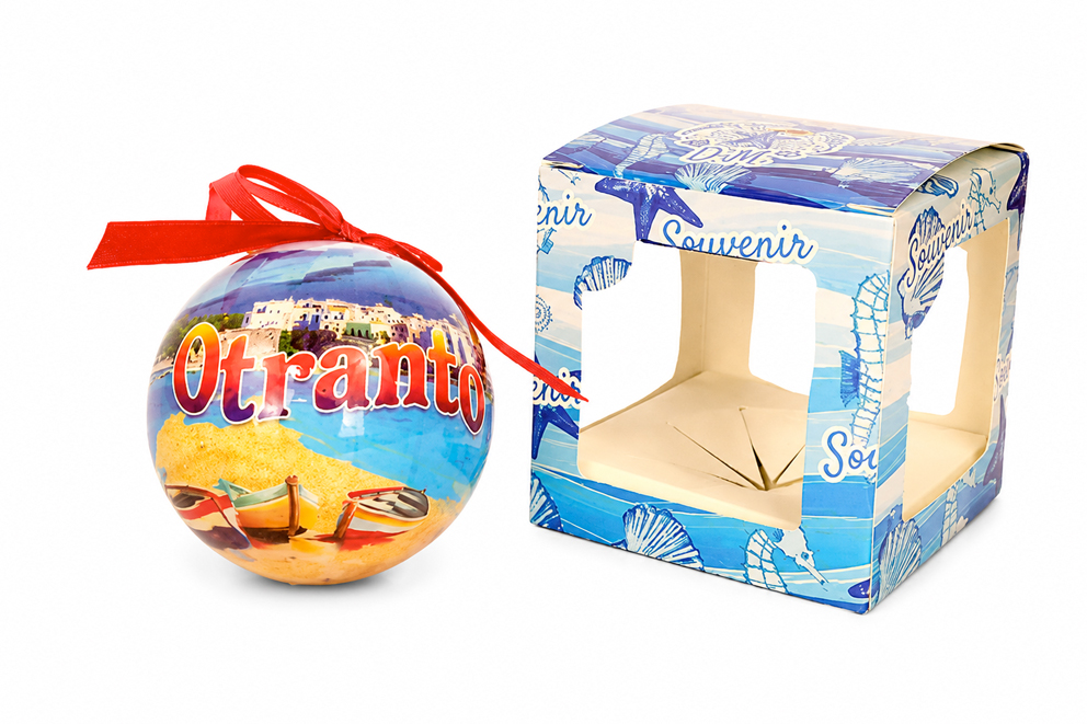 PALLINA DI NATALE IN PLASTICA OTRANTO