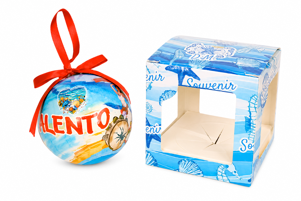 PALLINA DI NATALE IN PLASTICA SALENTO