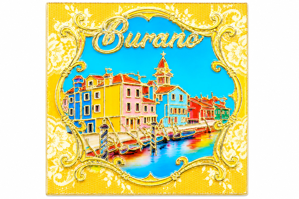 MAGNETE IN MELAMINE BURANO QUADRATO