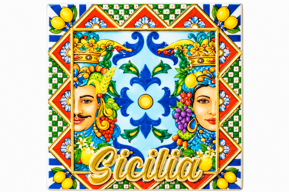 MAGNETE IN MELAMINE SICILIA QUADRATO