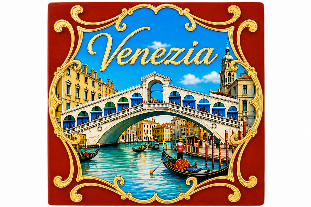 MAGNETE IN MELAMINE VENEZIA QUADRATO