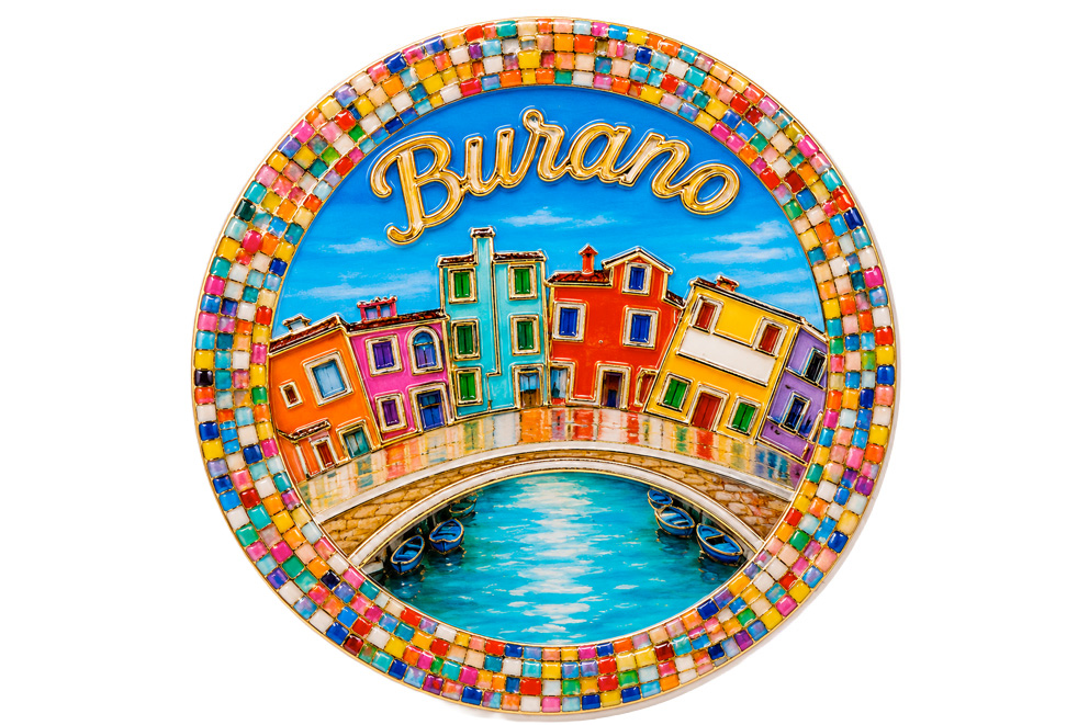 MAGNETE IN MELAMINE BURANO TONDO