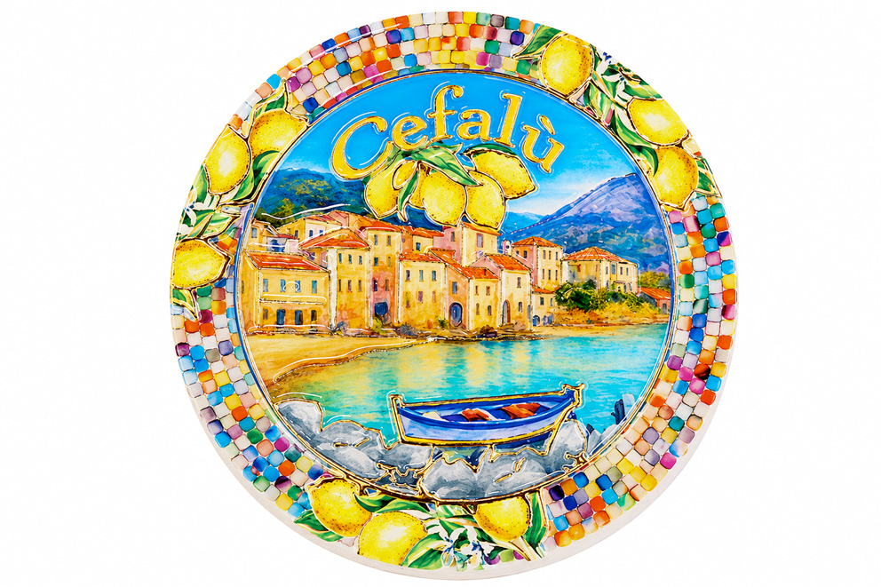 MAGNETE IN MELAMINE CEFALU' TONDO