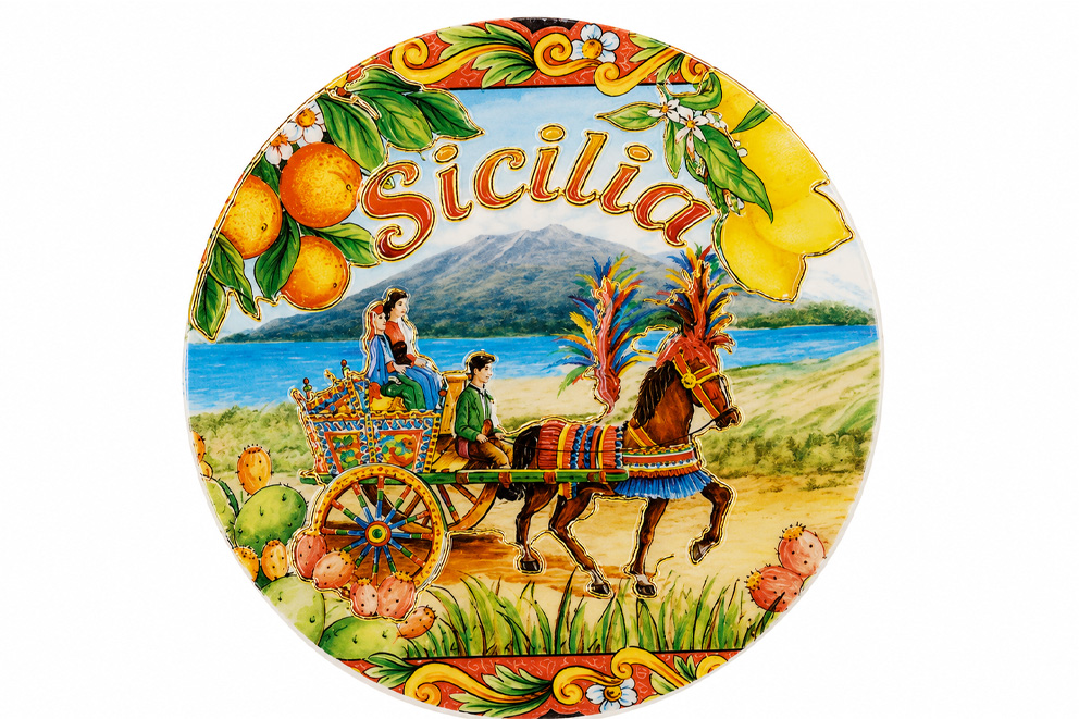 MAGNETE IN MELAMINE SICILIA TONDO