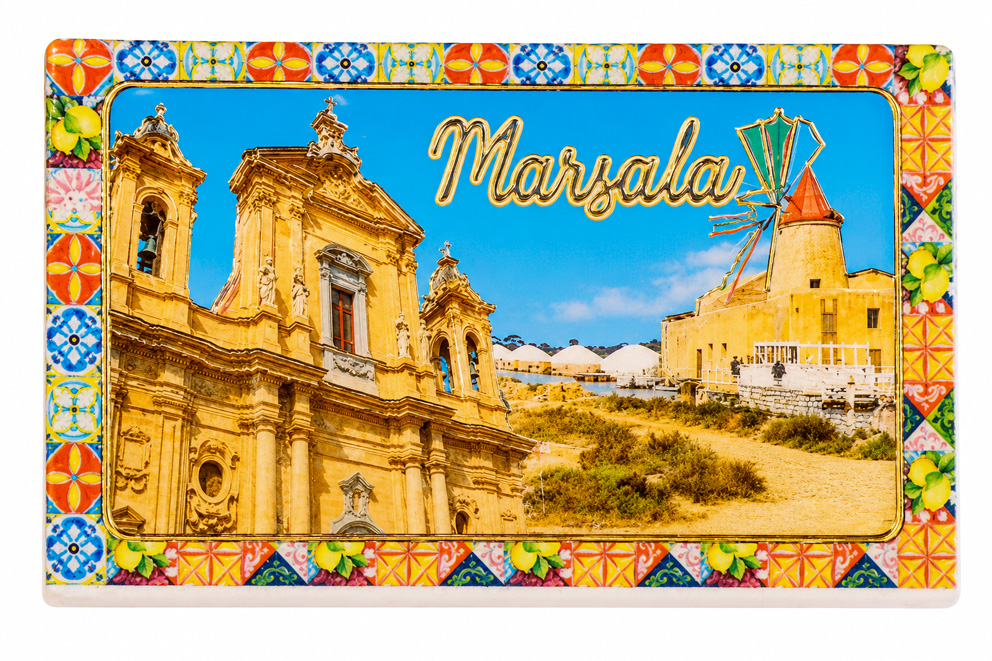 MAGNETE IN MELAMINE MARSALA RETTANGOLARE